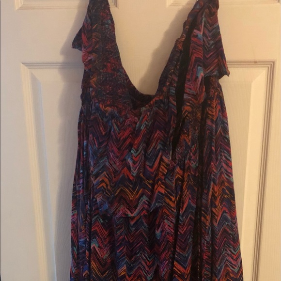 Torrid purple chevron tube dress Sz 4 - Picture 2 of 3